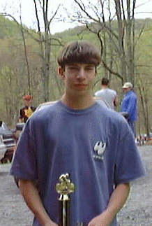 Kevin Leyh and trophy